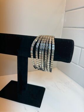 R.J. Graziano Silver-Tone Statement Bracelet